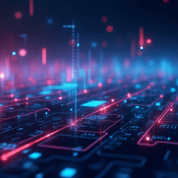 Abstract technology graphic